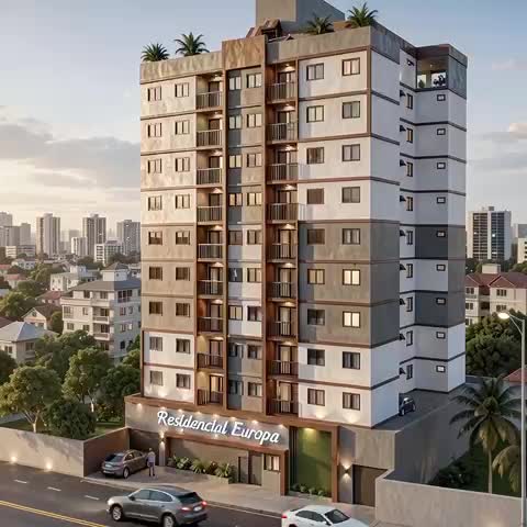 Fachada do Residencial Europa