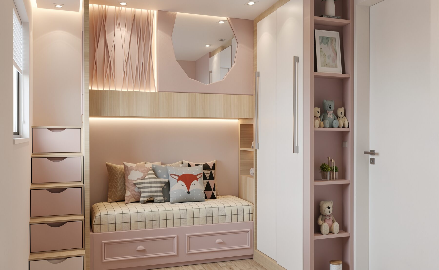Quarto infantil planejado do Residencial Europa